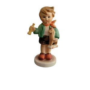 Goebel Boy Figurine with Toy Horse